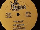 RARE DISCO 12'' JACK SASS BAND Save My Life ZEBRA MODERN SOUL BOOGIE HEAR