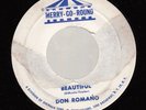 Hear Teen Rare 45 Don Romano - Beautiful / Don'T Cry On Merry-Go-Round