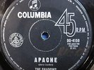 THE SHADOWS-Apache- Australian VINYL 7