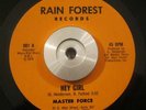 Funk/Soul 45 Master Force - Hey Girl/Don't Fight The Feeling RAIN FOREST Ex ORIG