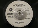 Rare Soul/Funk 45 Hank Ballard Junkie For My Baby's Love CHESS DJ WL NM Orig.