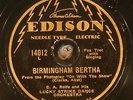 B. A. Rolfe Lucky Strike Dance Orch, (Vaughn De Leath vocals), Edison 14012, EE-