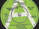 PAPA WAS A ROLLING STONE - THE TEMPTATIONS - TMG 839 GREEN AND WHITE DEMO