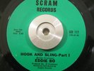 Nola Funk/Soul 45 Eddie Bo - Hook And Sling Parts 1 & 2 SCRAM Ex Green BREAKS