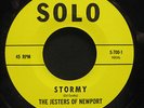 THE JESTERS OF NEWPORT   STORMY   RARE 60'S GARAGE 45   MINT UNPLAYED NM  SOLO