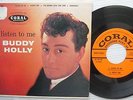 BUDDY HOLLY Listen To Me RARE Rockabilly 4 song 7