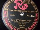 Rex 5488 great Ada Jones-Says I To Meself, Says I (1918 vertical)
