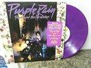 Prince & The Revolution Purple Rain Purple Promo Vinyl Gold Stamp W/Poster VG+NM