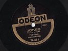 78 TOURS ODEON THE OKEH SYNCOPATORS  ( HARRY RESER GROUP ) JOKES  1924