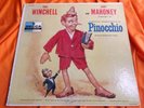 EX Rare Studio Cast Musical LP: Pinocchio   Winchell   Decca 8463 Disney Related