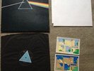 PINK FLOYD dark side of the moon LP UK 1st press SOLID BLUE TRIANGLE complete