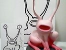 DANIEL JOHNSTON SIGNED JEREMIAH THE INNOCENT Ed of 10 Vinyl Toy Frog Kid Robot