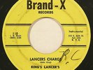 Garage rocker instro 45   KING’S LANCERS “Lancers Charge” on BRAND-X nice HEAR