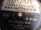 Chuck Berry :  Rock And Roll Music  /  Blue Feeling.     78rpm