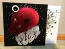 FUZZ Limited Splatter Vinyl LP FOIL & VELVET COVER Ty Segall in the red