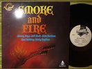 JIMMY PAGE JEFF BECK JOHN BONHAM, SMOKE AND FIRE, LP 1985 UK VG+/EX THBL-2.022