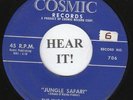 R&B EXOTICA 45 The Noc-a-Bouts (Cosmic 706) Jungle Safari/Session        VG+