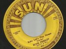 ROCKABILLY --ELVIS PRESLEY -- BABY LET'S PLAY HOUSE --HEAR BOTH -1955 SUN 217