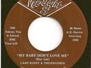 LARRY KIRBY & ENCORES  rocker 45  My Baby Don't Love Me / Rose Of Kentucky - NM
