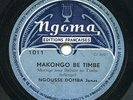 CONGO - Ngoma, rare blue series - amazing thumb piano disc, top EX
