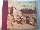 Negro Sinful Songs by Lead Belly LEADBELLY Rare BLUES MuisCraft 5x 78 RPM NM