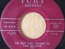 Doo Wop R&B 45 LEWIS LYMON I'm Not Too Young to Fall in Love on Fury #1006 HEAR