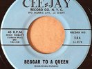 Doo Wop 45 DEROY GREEN & the COOL GENTS Beggar to a Queen on Cee Jay #584 HEAR