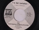 THIRTEENTH FLOOR ELEVATORS: Levitation / Before You Accuse Me 45 (sm wol) rare