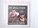 PET SHOP BOYS Love Comes Quickly 10” UK ltd issue in PVC slv + POSTER ** MINT **