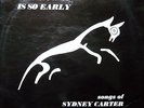 BOB & CAROLE PEGG  And Now It Is So Early  songs of Sydney Carter 1972 UK LP