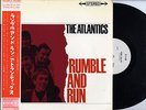 ATLANTICS-RUMBLE AND RUN-JAPAN ISSUE PROMO WHITE LABEL GATEFOLD COVER +OBI iii