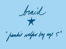 Braid - Frankie Welfare Boy Age Five