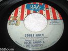 OSCAR HAMOD & THE MAJESTICS - Soulfinger - Rare Original USA Garage Fuzz 45