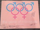 Tim Kasher Autographed silk screen tour poster (Cursive Bright Eyes Good Life)