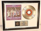ABBA, I Have A Dream, mit Cover, Platin Record, platin Schallplatte, Award, gold