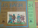 DEVY ERLIH / BACH sonatas & partitas for violin / ADES 3 LP