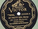 Victor 20588 Jean Goldkette Orch BIX BEIDERBECKE My Pretty Girl in E+ 1927