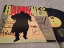 THE RAMONES PLEASANT DREAMS AUTOGRAPH BY ALL FOUR MEMBERS JOEY JOHNNY DEE DEE