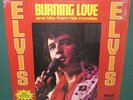 Elvis Presley Burning Love & Hits From His Movies LP W/ Photo NM