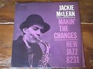 Jackie Mclean Mal Waldron Makin the Changes Prestige New Jazz DG mono VG++