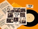 MOB 47 EP Orig 84 1st press 1 of 466 white labels kbd hc SWEDISH punk w/Sticker
