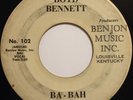 BOYD BENNETT BA-BAH - KISS OF THUNDER ON BENJON MUSIC 102 LOUISVILLE KY DOO WOP