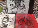BATTLE RUINS LP Clear Vinyl 87/100 MAGIC CIRCLE TEMPLARS Rival Mob Oi Punk Kbd