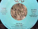 Audio Two Top Billin Rare Promo Copy Hip Hop 45 Deadstock Og Random Rap
