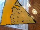 Weekend Nachos LATHE CUT RARE OUT OF 50 Harms Way Nacho shaped vinyl record