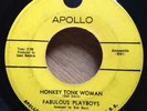 FABULOUS PLAYBOYS   Honky Tonk Woman 45   Apollo r&b northern soul