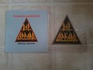 DEF LEPPARD pour some sugar on me shaped picture disc   acdc iron maiden kiss