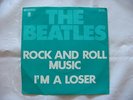 Single 7 Inch Beat/Pop 45Upm The Beatles Rock and Roll Music Rares Schriftcover