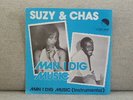 SUZY & CHAS- man i dig the music- MONSTER euro BOOGIE DISCO FUNK 45 w/ PS 