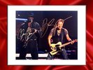 ULTRA COOL - BRUCE SPRINGSTEEN & CLARENCE CLEMONS - ORIGINAL SIGNED AUTOGRAPHS